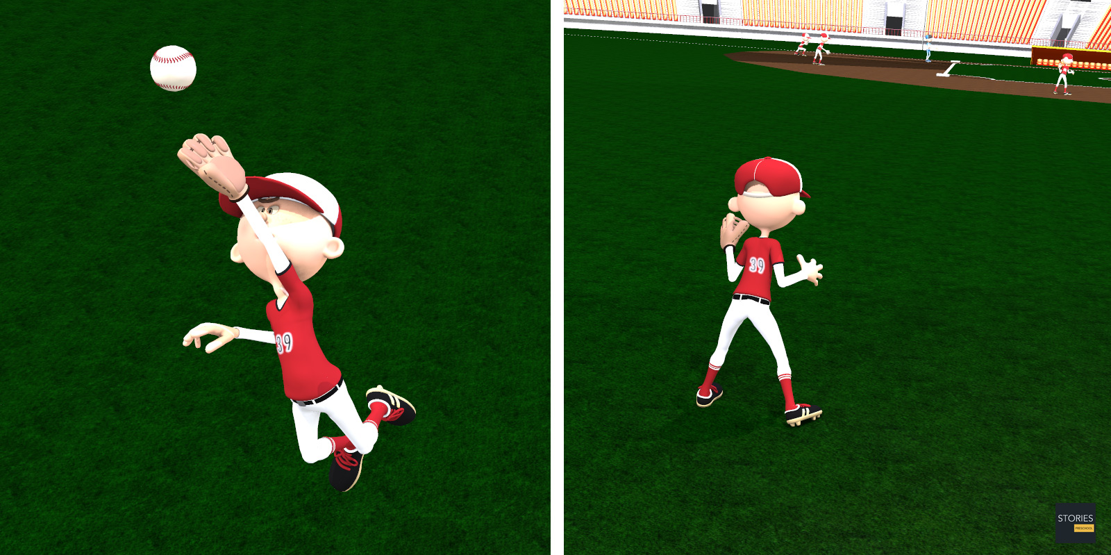Baseball Fielding | Stories Preschool