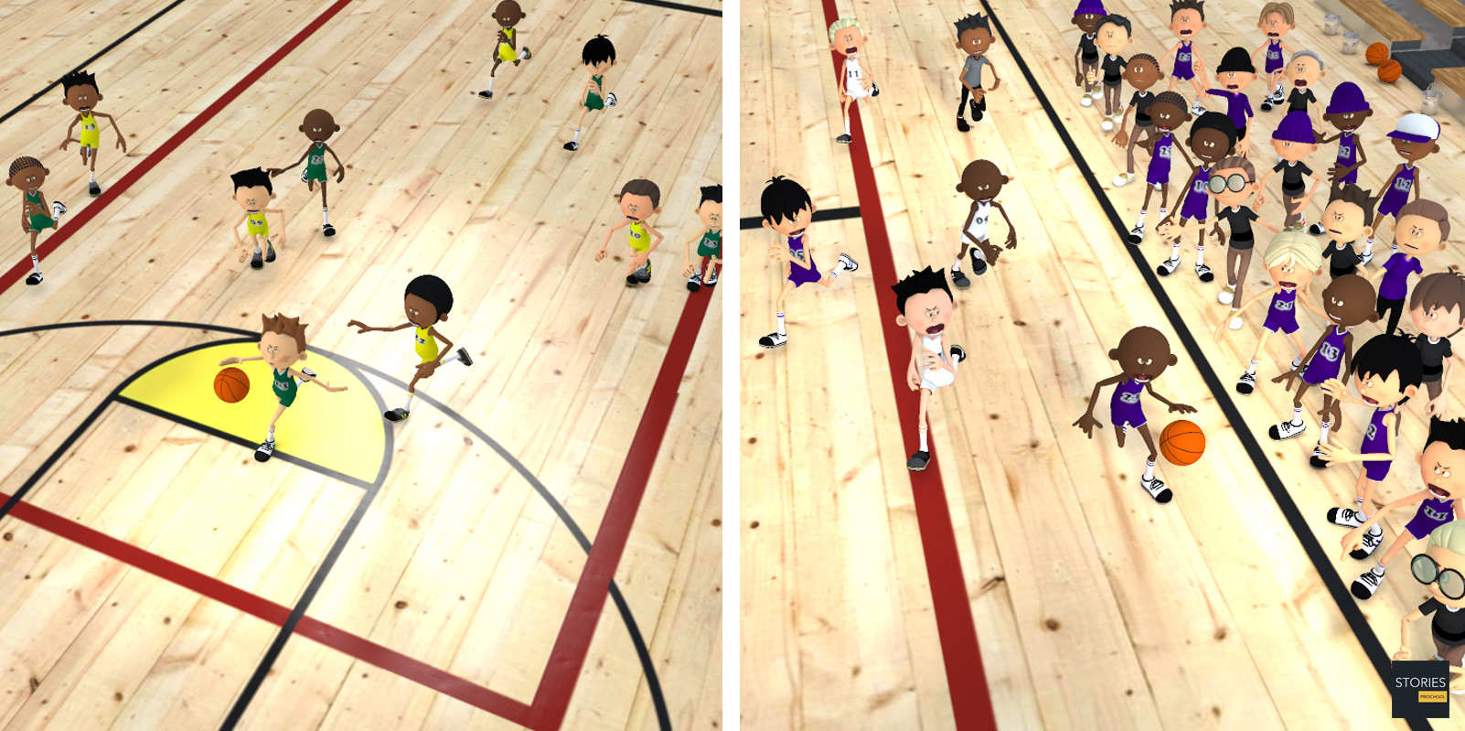Basketball Court | Stories Preschool