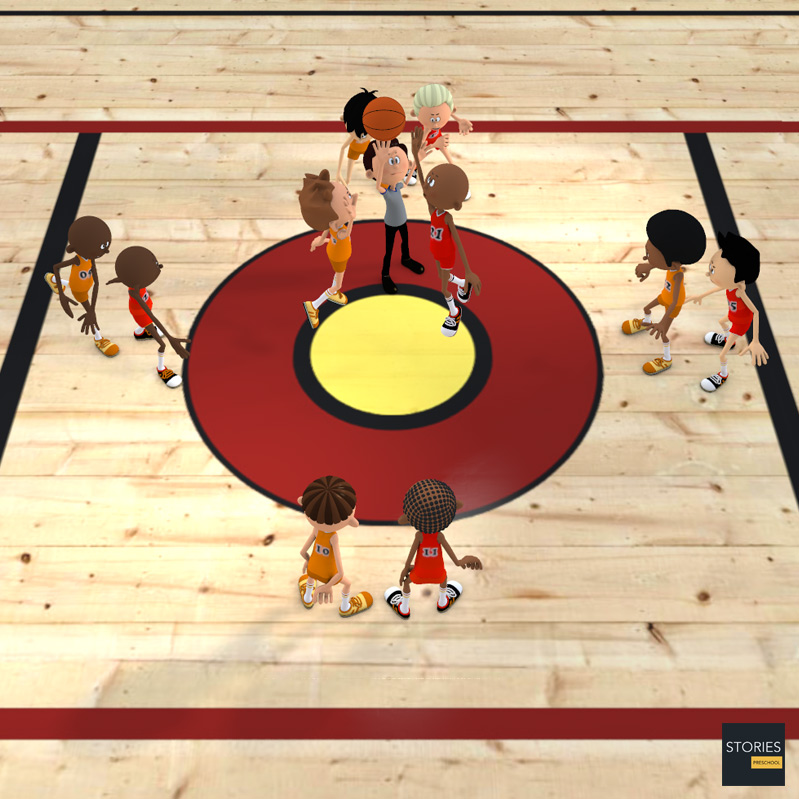 Basketball Center Circle | Stories Preschool