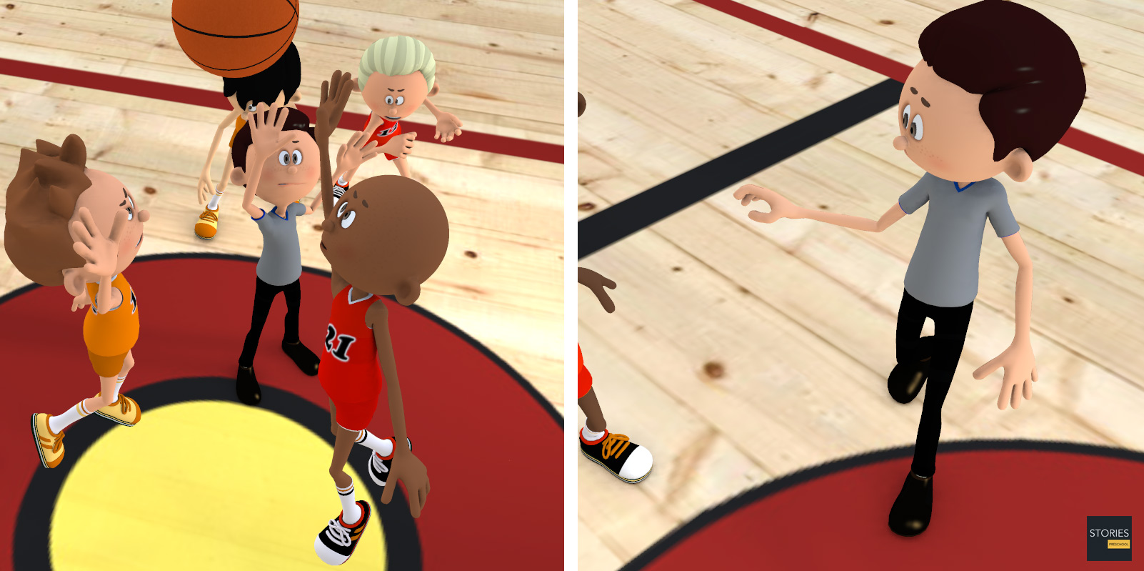 Basketball Jump Ball | Stories Preschool