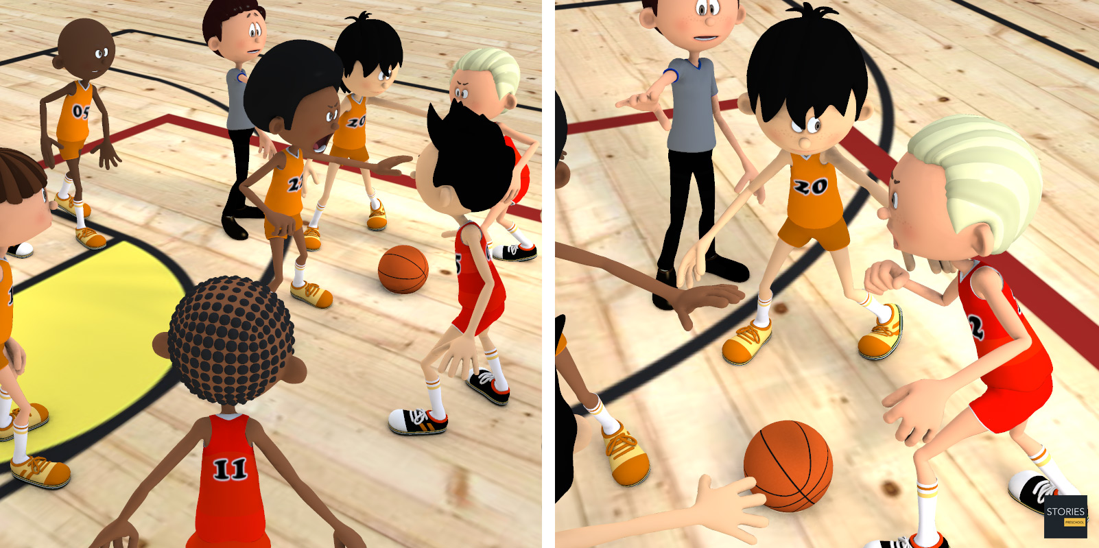 Basketball Technical Foul - Stories Preschool