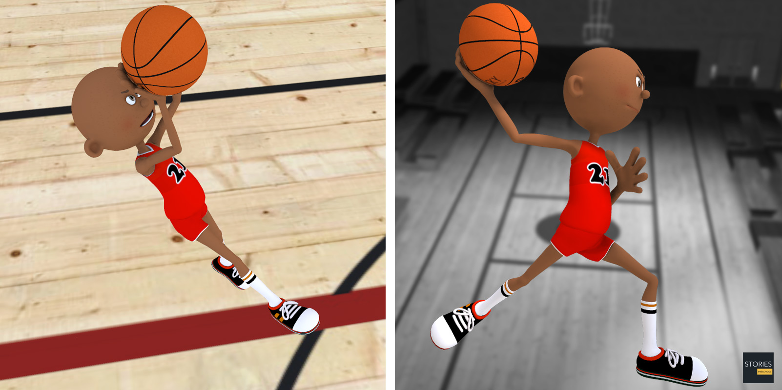 Basketball Shooting Guard | Stories Preschool