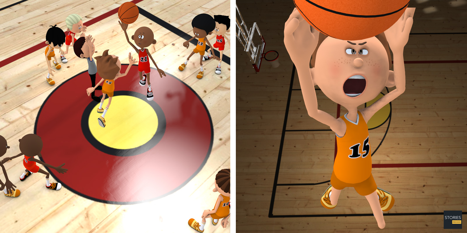 Basketball Game - Stories Preschool