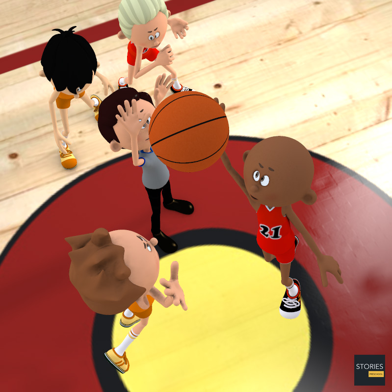 Basketball Jump Ball | Stories Preschool