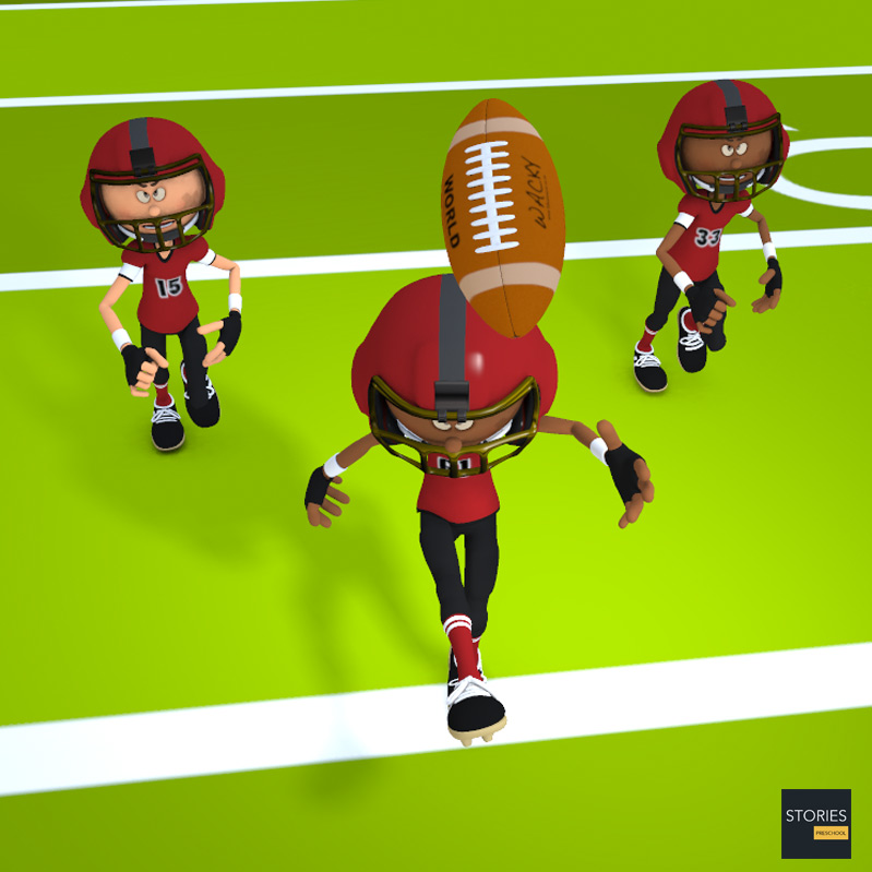 American Football Kickoff | Stories Preschool