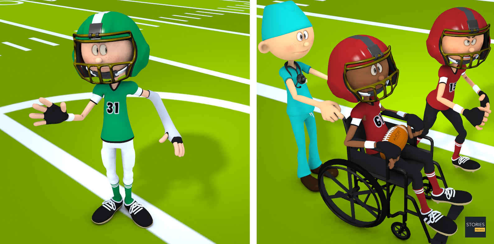 American Football Safety | Stories Preschool