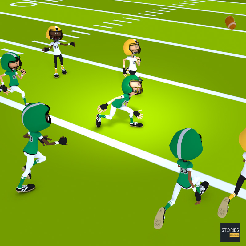 American Football Catching Ball | Stories Preschool