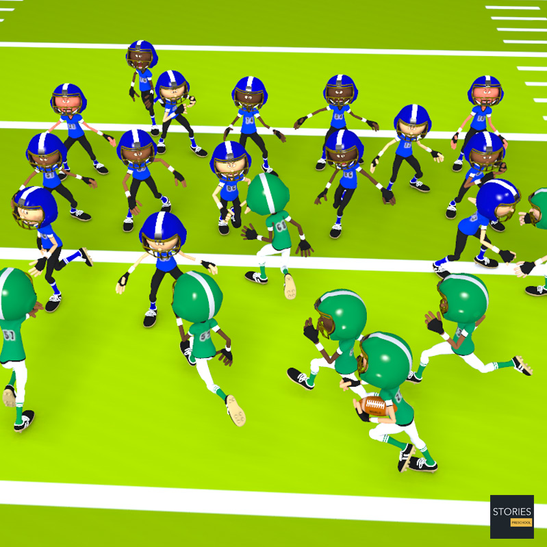 American Football Illegal Participation/Too Many Players | Stories Preschool