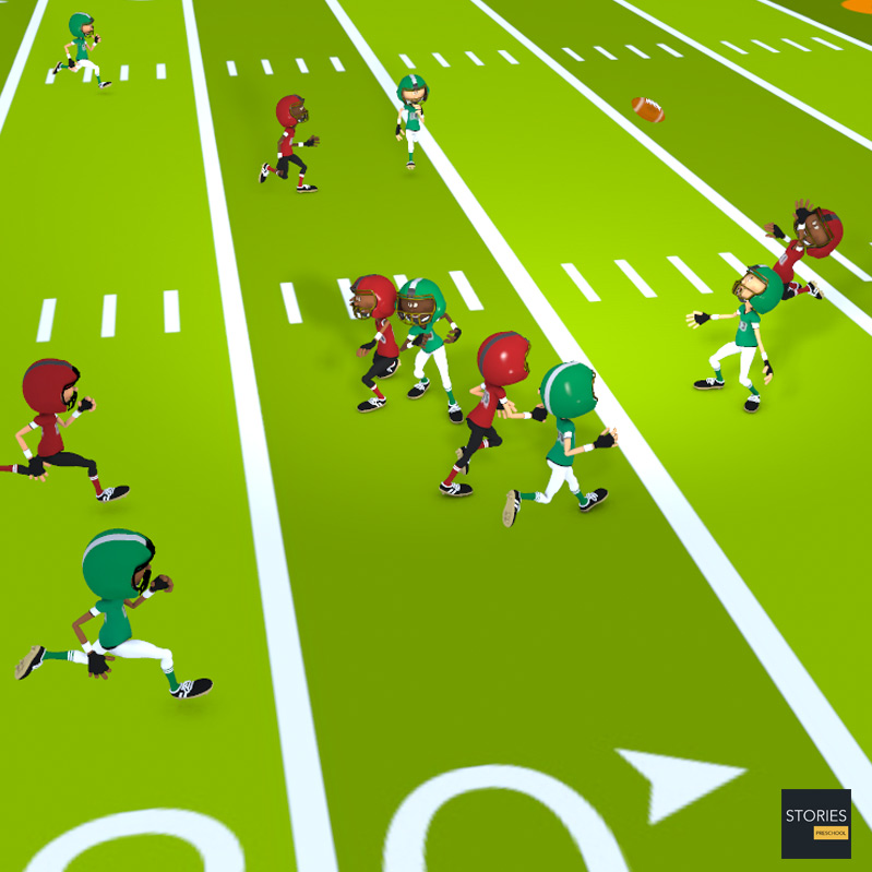 American Football Passing Play | Stories Preschool