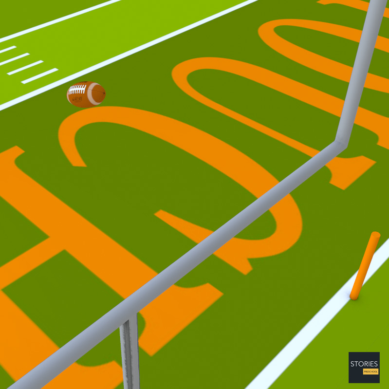 American Football Field Goal | Stories Preschool