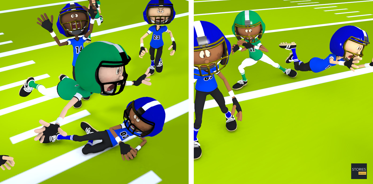 American Football Tripping | Stories Preschool