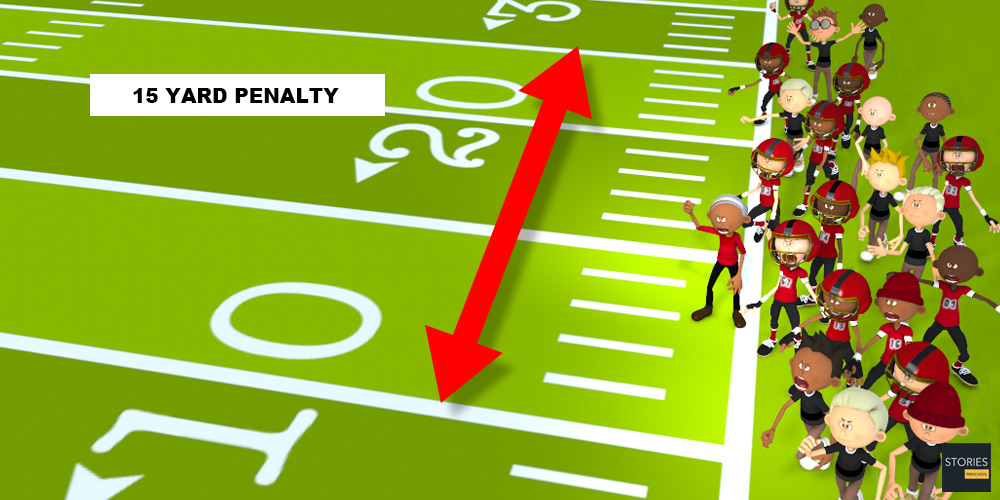 American Football 15 Yard Penalty | Stories Preschool