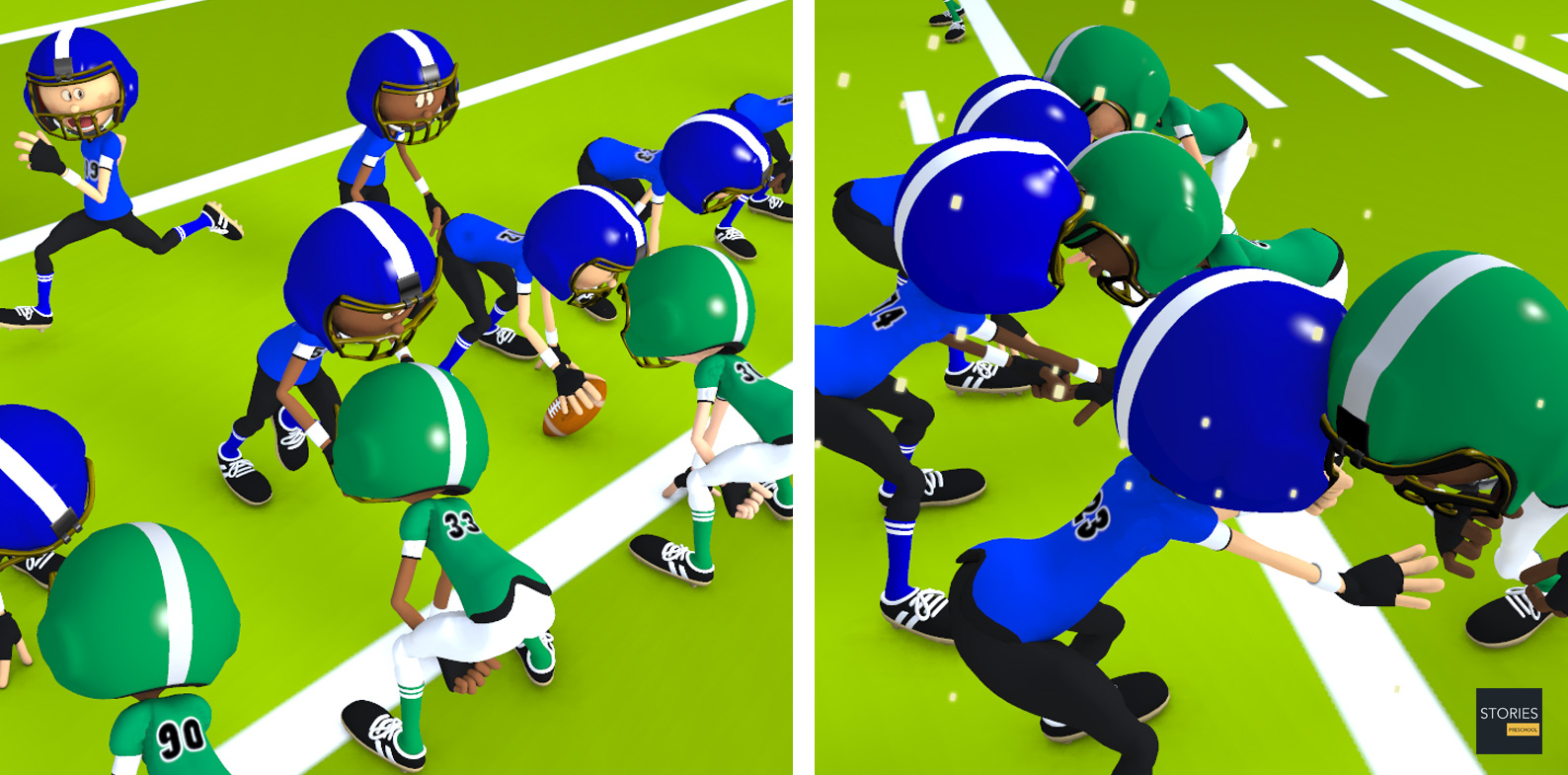 American Football Neutral Zone Infraction | Stories Preschool