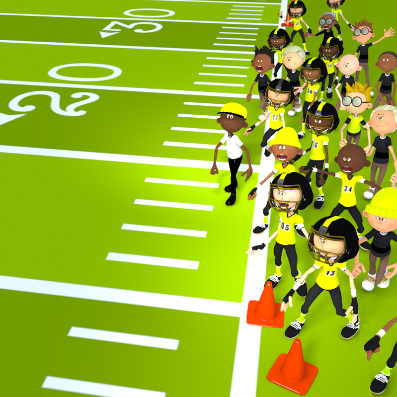 American Football Sidelines | Stories Preschool