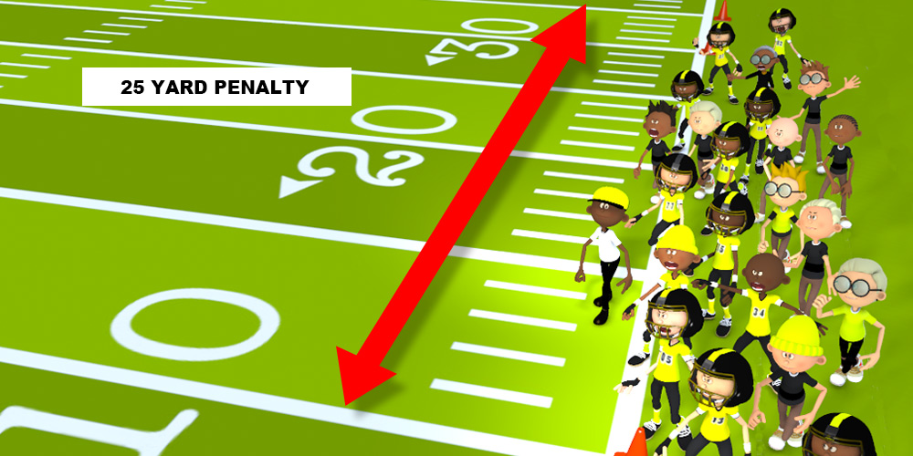 American Football 25 Yard Penalty | Stories Preschool