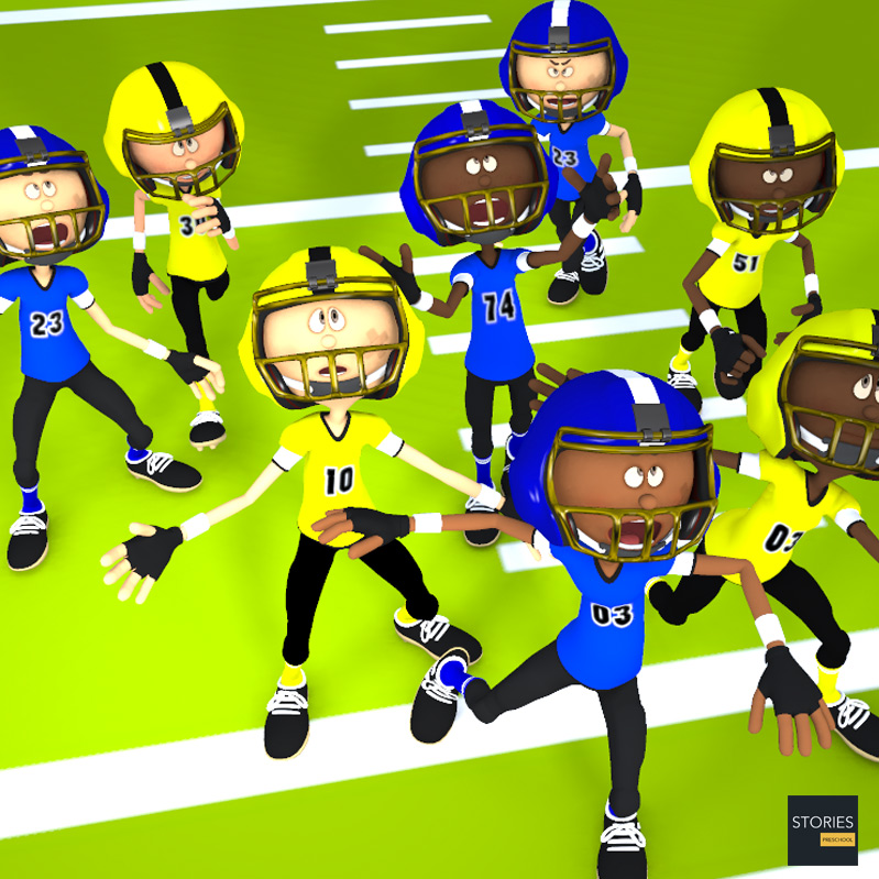 American Football Team Jerseys | Stories Preschool