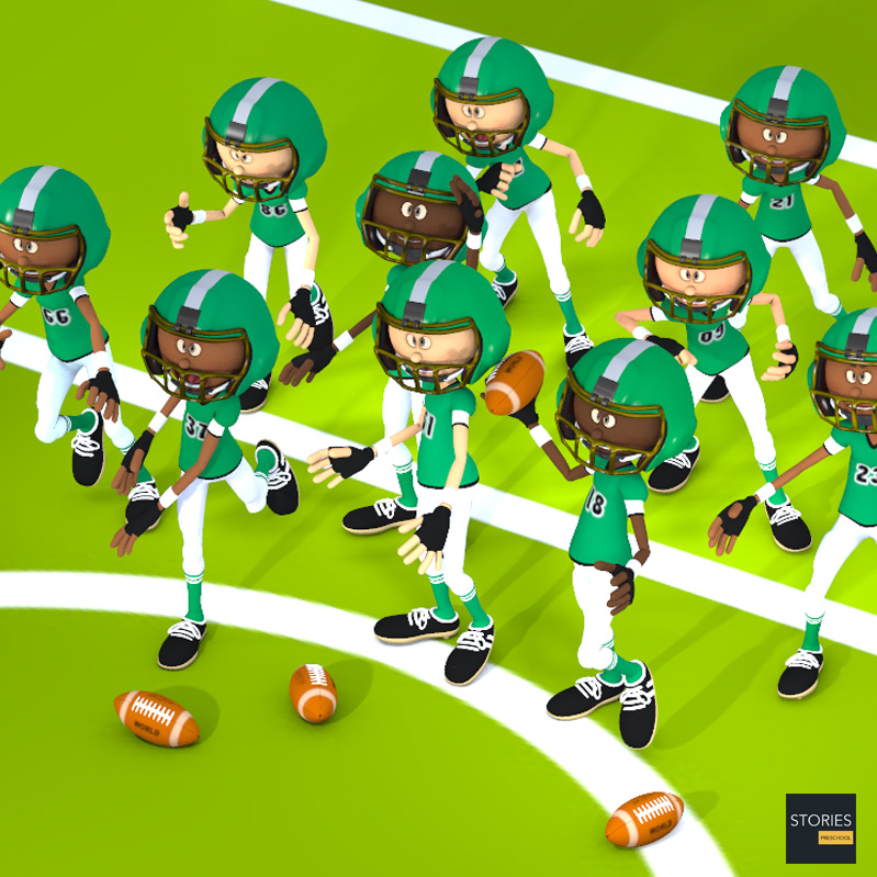 American Football Team | Stories Preschool