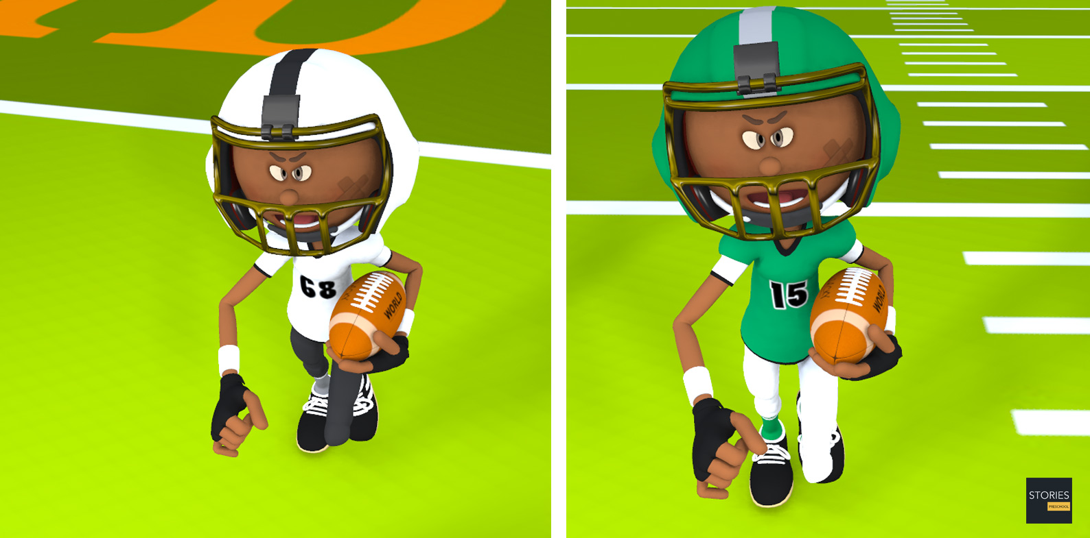 American Football Team Jerseys | Stories Preschool