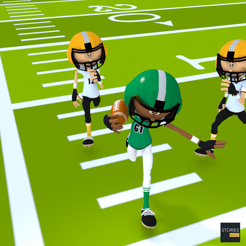 American Football Gameplay | Stories Preschool