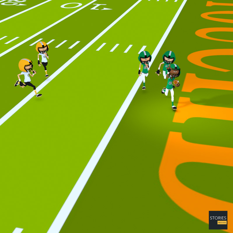 American Football End Zone | Stories Preschool