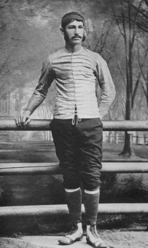 Walter Camp, the Father of American Football, in 1878 when Camp was captain of Yale University's football team