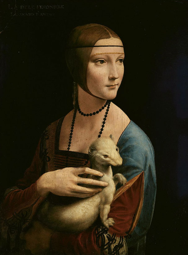 Lady with an Ermine, c. 1489–1491, Czartoryski Museum, Kraków, Poland