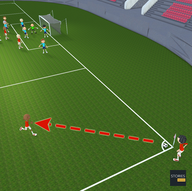 Soccer Corner Kick | Stories Preschool