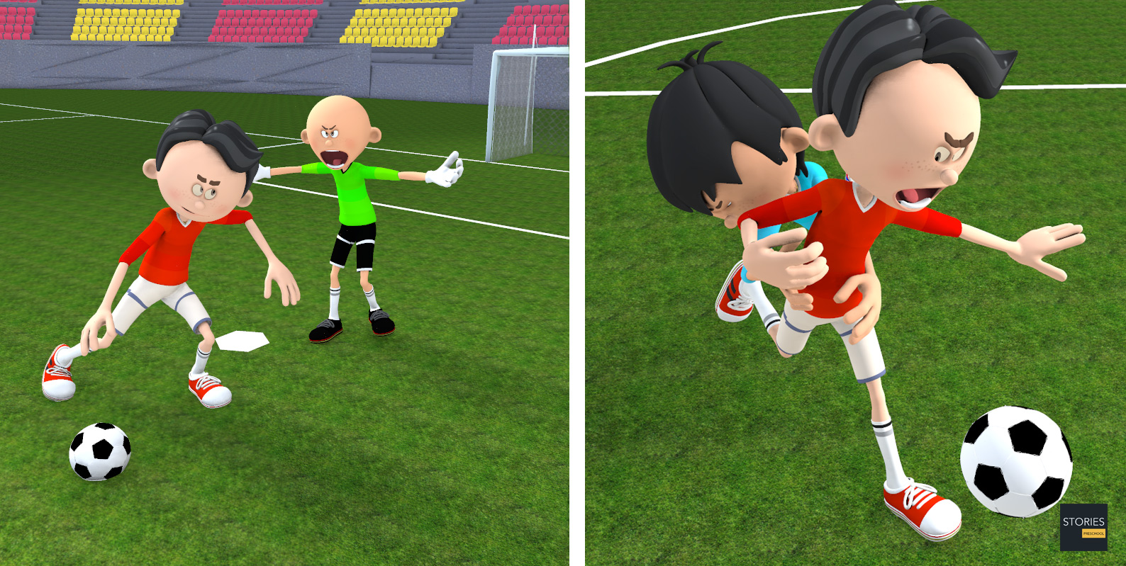 Soccer Fouls and Poor Conduct | Stories Preschool