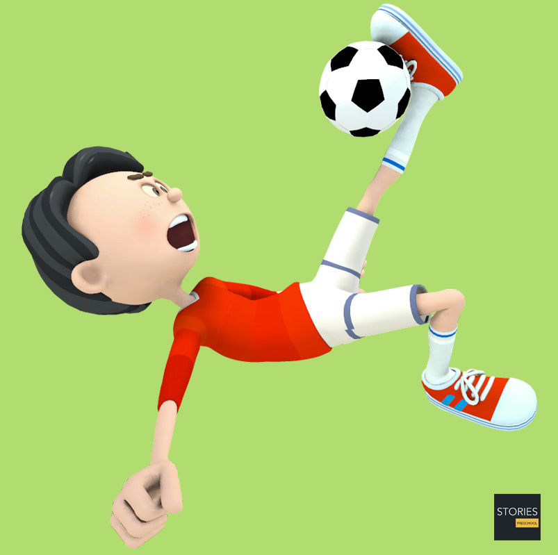 Soccer Bicycle Kick | Stories Preschool