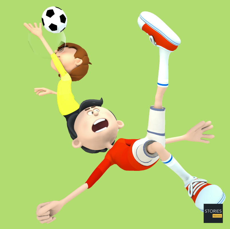 Soccer Bicycle Kick | Stories Preschool