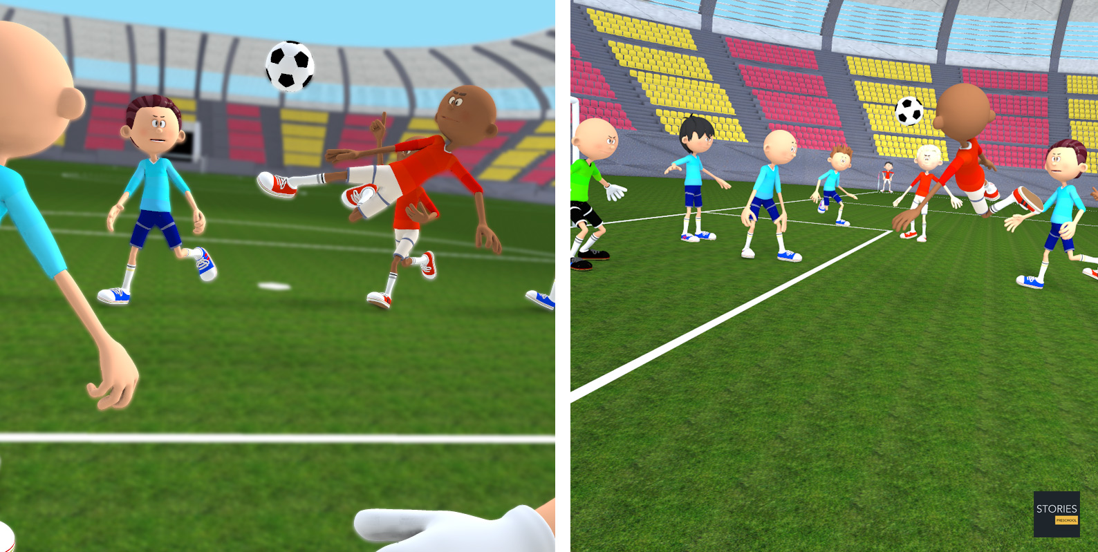 Soccer Volley | Stories Preschool
