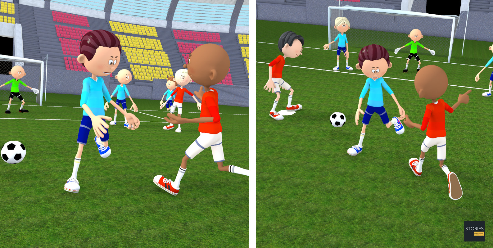 Soccer Nutmeg | Stories Preschool