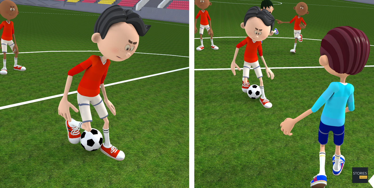 Soccer Rainbow Kick | Stories Preschool