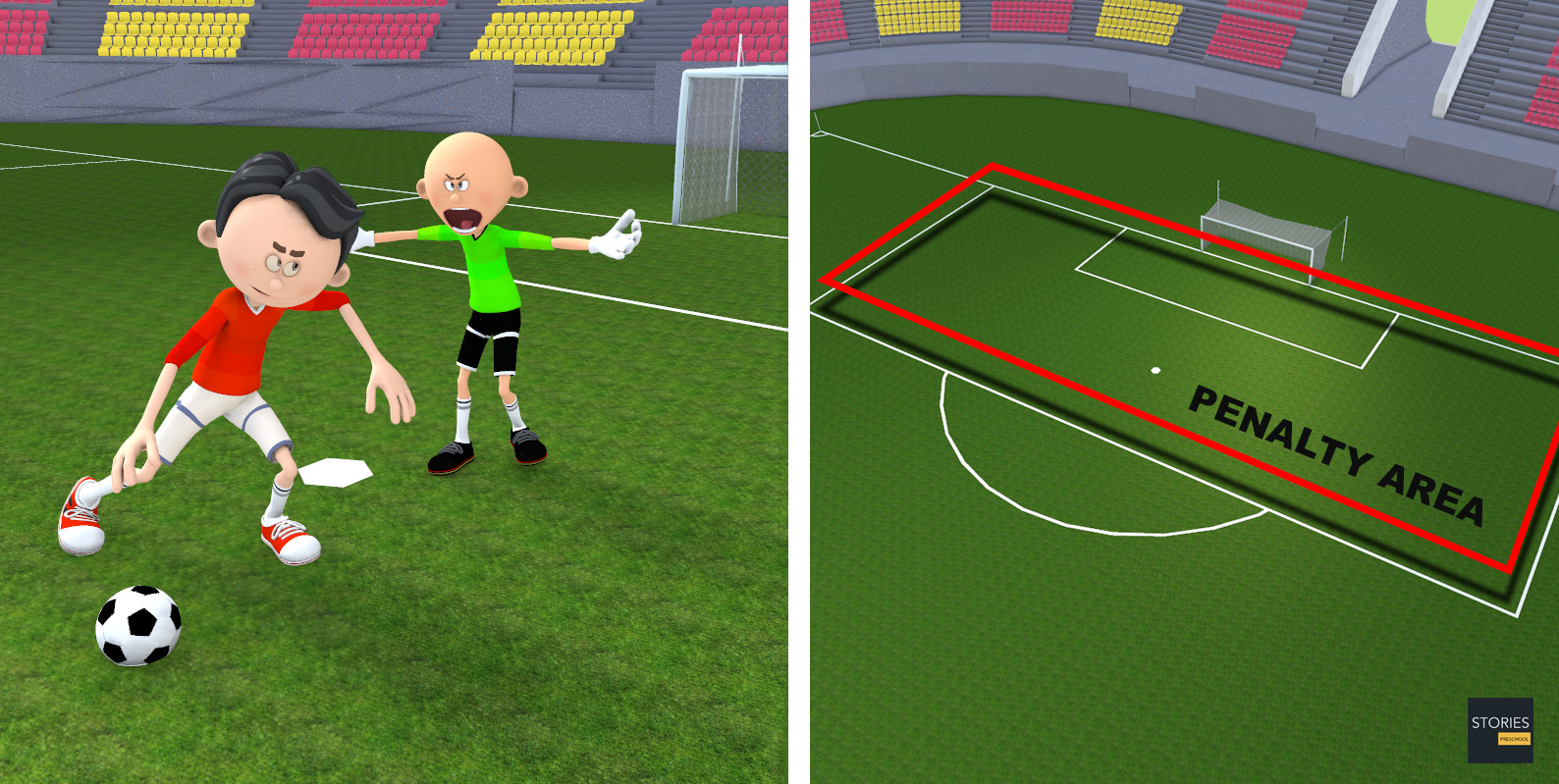 Soccer Goal Kick | Stories Preschool