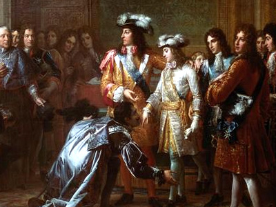Proclamation of Philip of Anjou as Philip V of Spain, Versailles, 16 November 1700