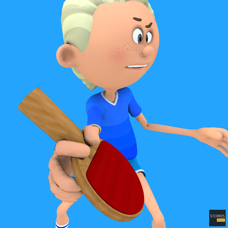 Table Tennis Penhold Grip | Stories Preschool