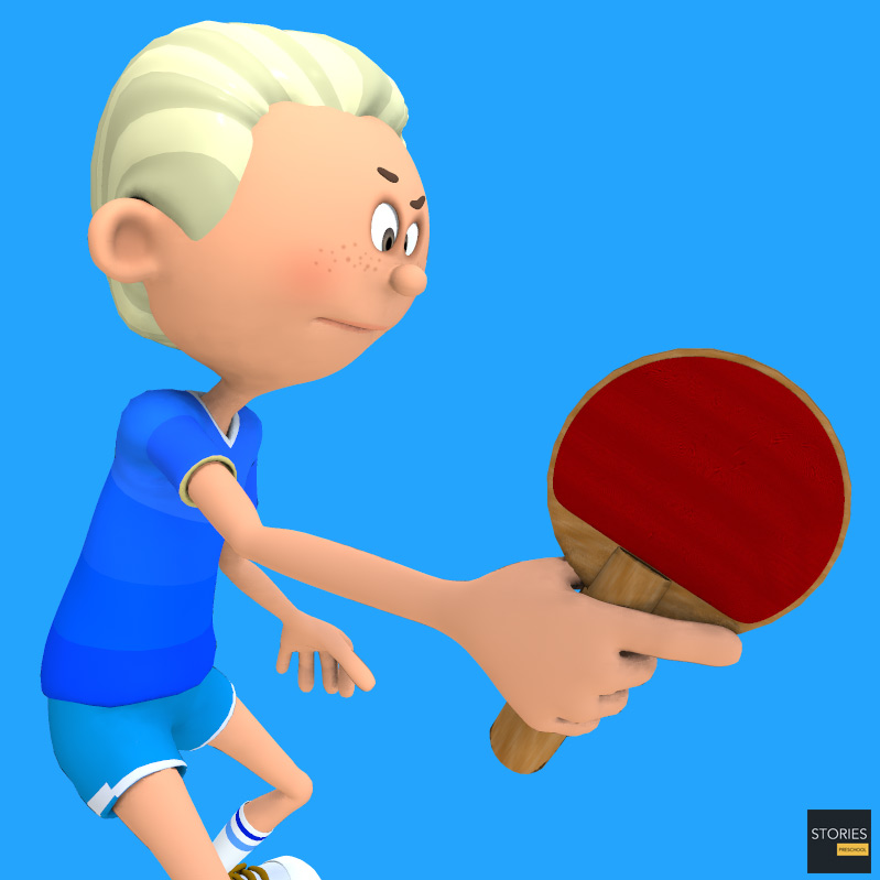 Table Tennis Shakehand Grip | Stories Preschool