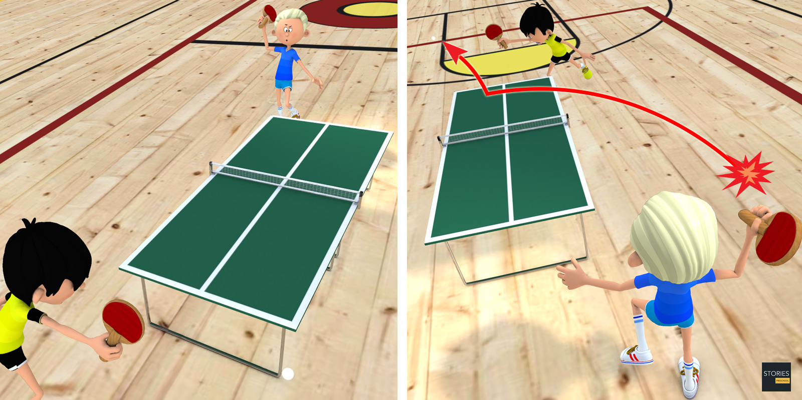 Table Tennis | Stories Preschool