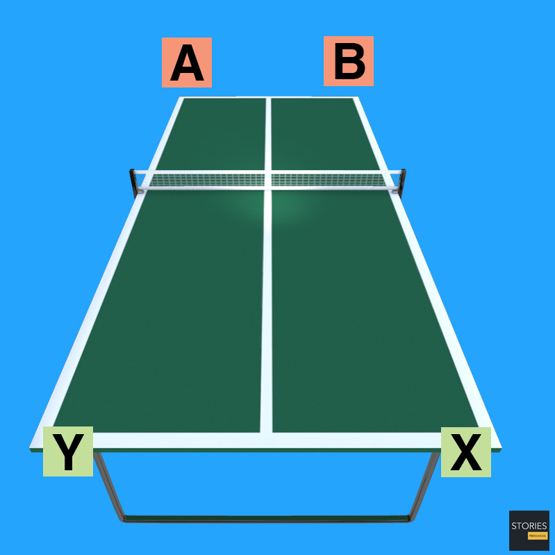 Table Tennis Doubles Game | Stories Preschool