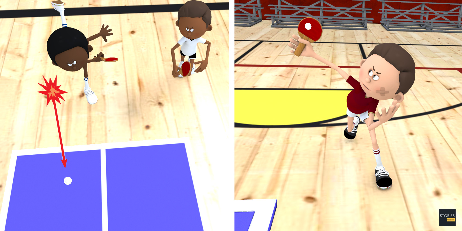 Table Tennis | Stories Preschool