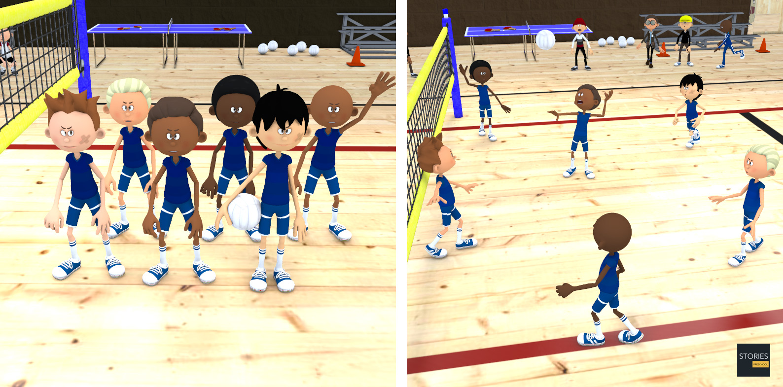 Volleyball | Stories Preschool