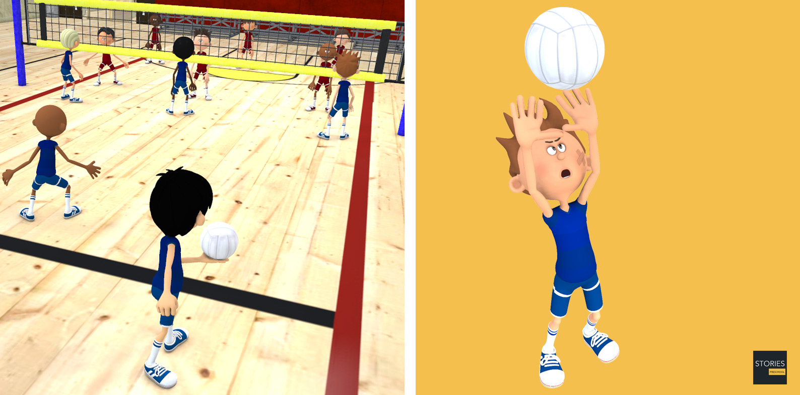 Volleyball | Stories Preschool
